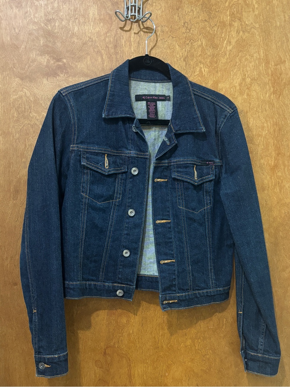 Calvin Klein Dark Wash Denim Jacket Medium